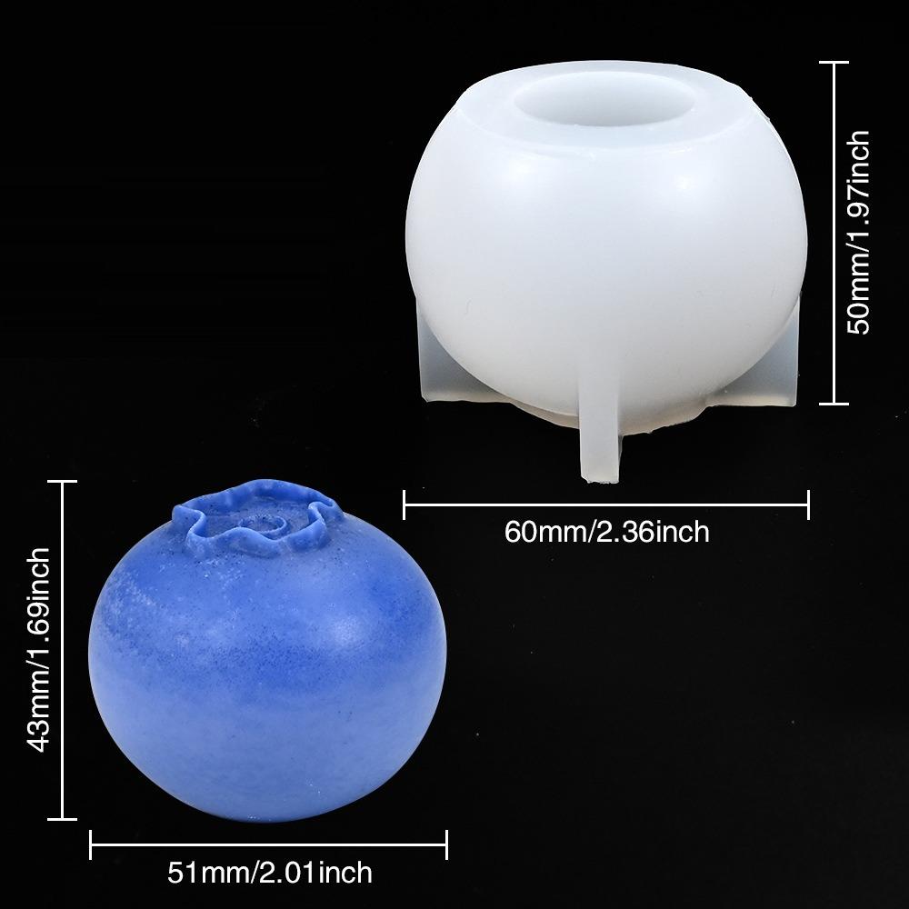 

Food Grade Silicone Fruit Shaped Dessert Mold Flexible Heat Resistant Blueberry Mousse Cake Mold BPA Free Reusable буяхи