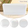 Window Box Planter Multifunctional Rectangular Flower Pot Attached Saucer for Windowsill Porch Patio Balcony Indoor Outdoor