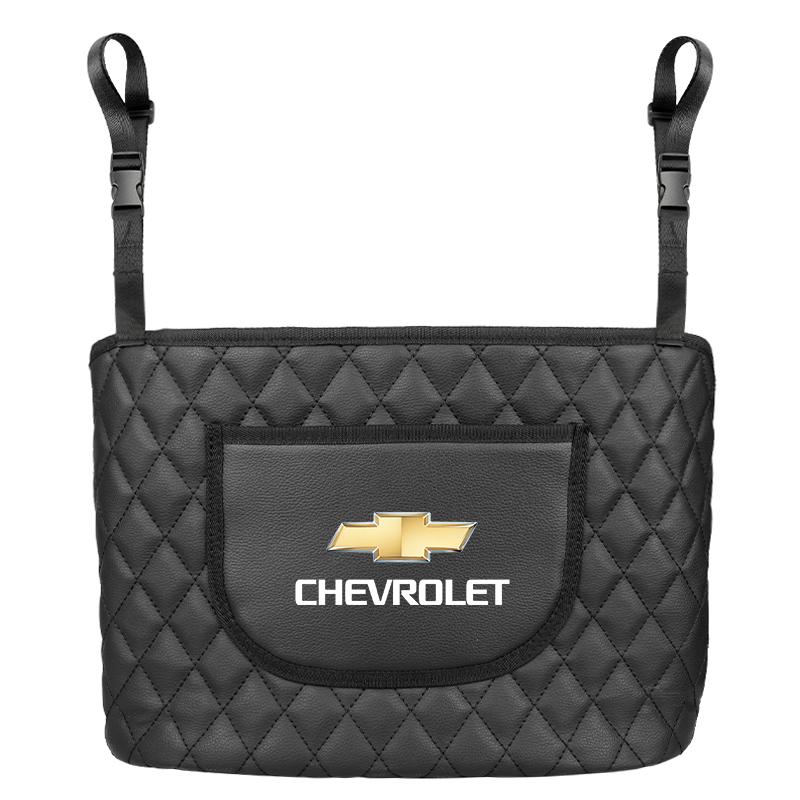 Leather Car Seat Storage Box Tool Organizer Case Auto Accessorie For Chevrolet Bolt Impala Onix Camaro Sonic Spark Captiva Cruze
