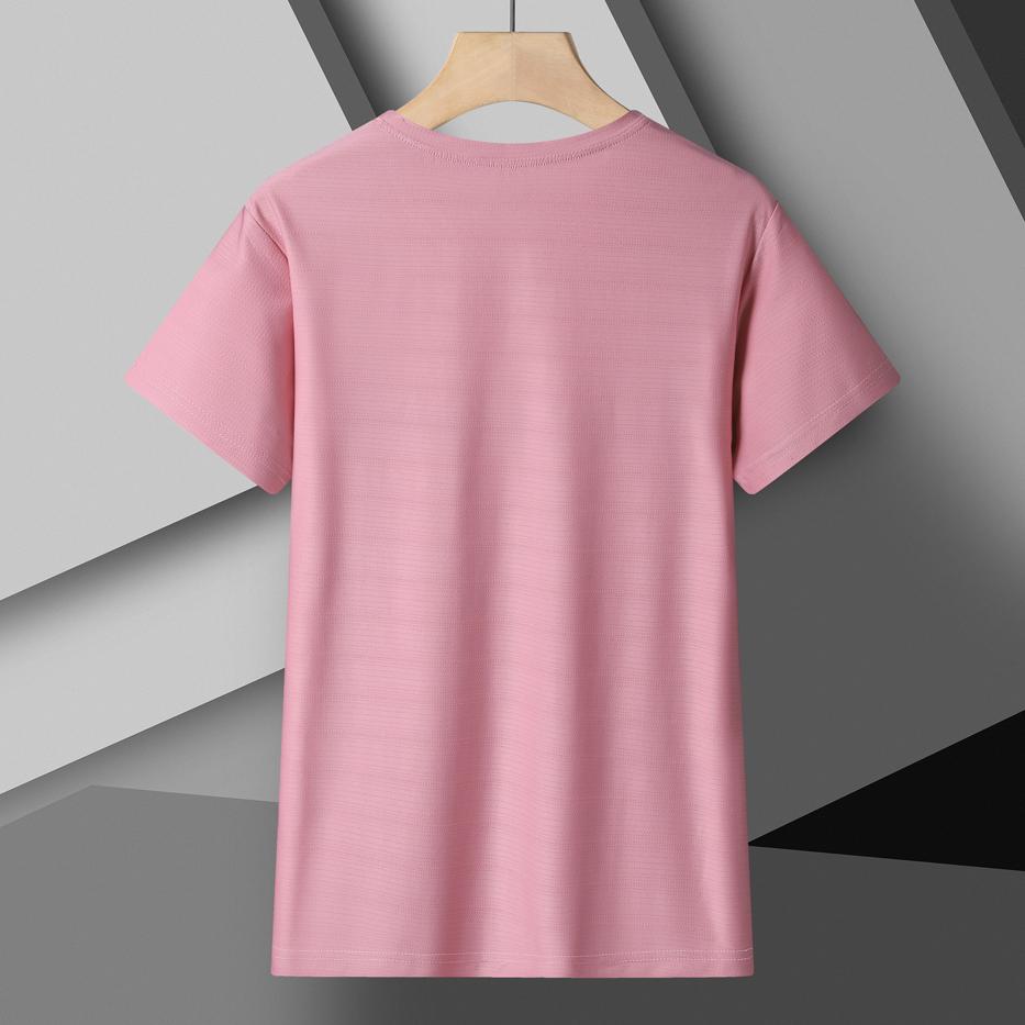 Maglietta da Corsa Riflettente da Donna ad Alta Elasticità Traspirante Asciugatura Rapida Seta di Ghiaccio Top Sportivo per l'Estate Manica Corta Fresca T-shirt Attiva