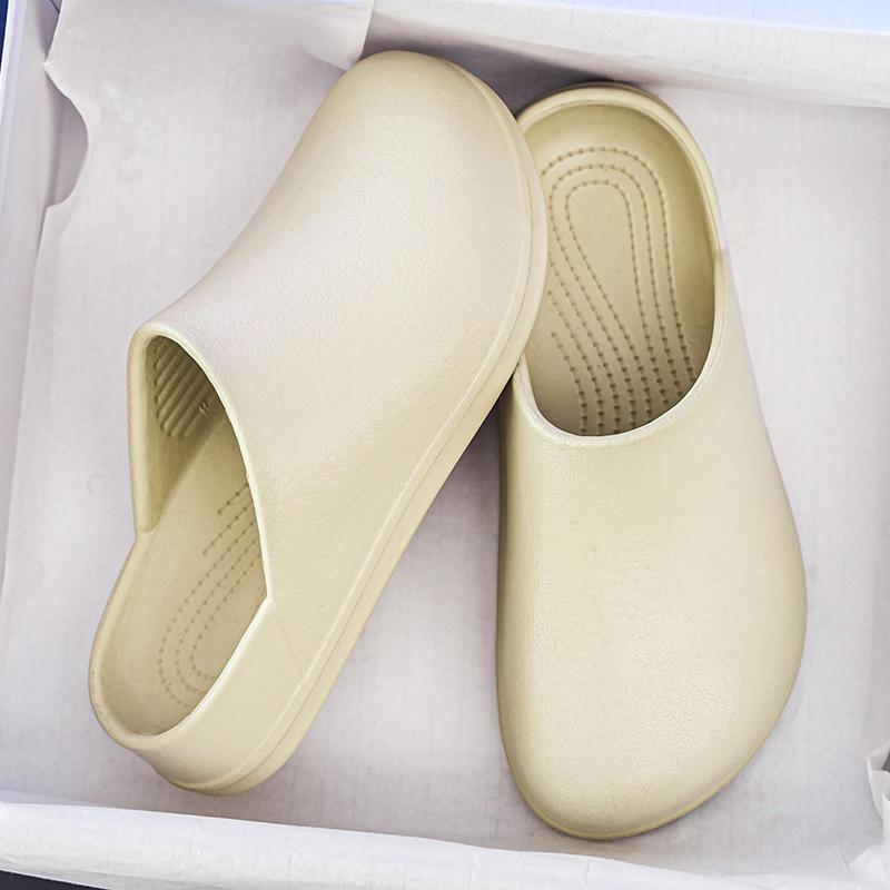 Nové Pánské Dámské Pantofle Vnitřní Zahradní Dřeváky Vodotěsné Kuchařské Boty Plážové Sandály Pantofle Pro Pracovníky se Zvířaty Venkovní Rybářské Boty