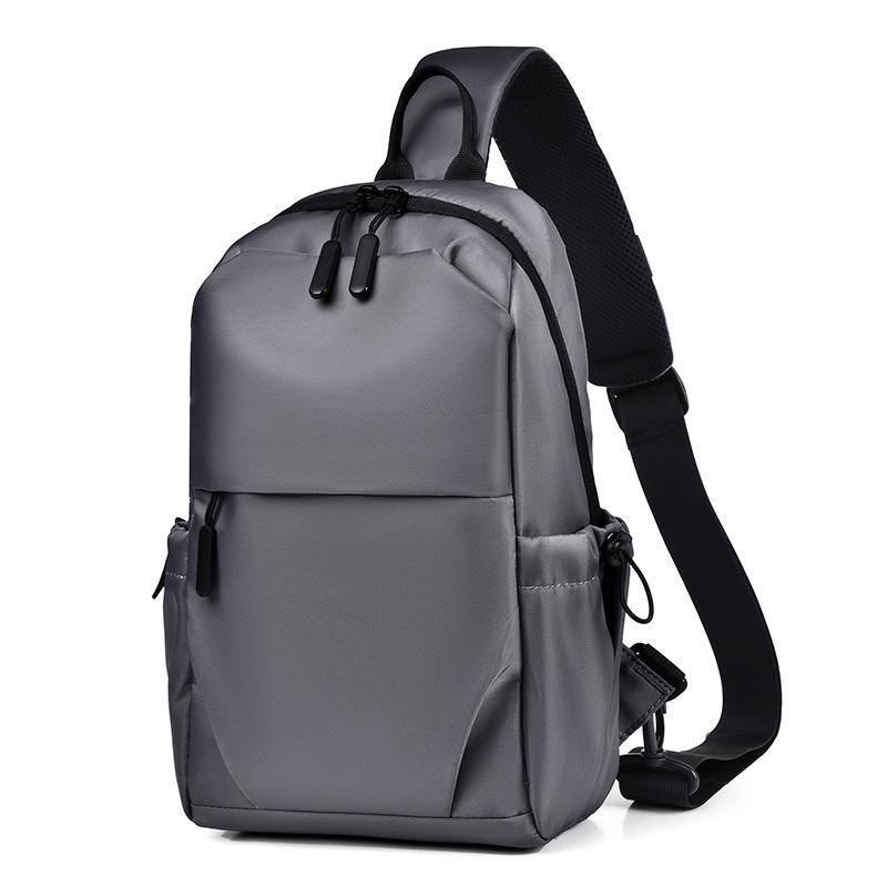 New Men's Fashion Simple Casual Chest Bag Cycling Back One Shoulder Crossbody Men's Breast Bag