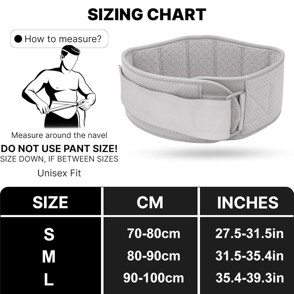 Auto Lock Weightlifting Belt For Men & Women - Adjustable Deadlift Belt For Gym Stability & Lumbar Support