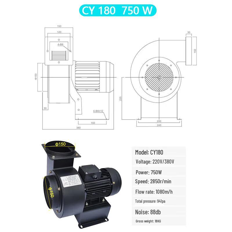 Multi-wing Centrifugal Induced Draft Fan