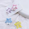 Y2K Girls Star Hair Clip for Teens Girl NonSlip Metal Sideclip Hairpin Bone Pentagrams Hair Barrettes Children Headdress