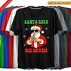 Santa Says Six Seven TShirt Funny Christmas Gym Meme Tee Unisex Festive