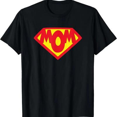 Superhero Mom Costume, Funny Mothersday T-Shirt