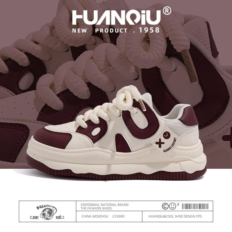 

Global panda board shoes women s versatile thick-soled trendy little white shoes summer mesh breathable Korean version of sports ZHQ5306 35