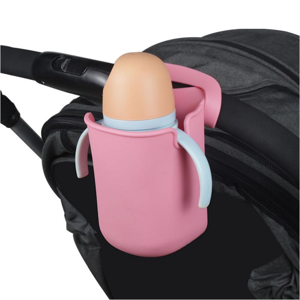 Holder Cup Holder for Outdoor Multi-Drink Chairs/Strollers/Motorcycles (Vivid Pink)