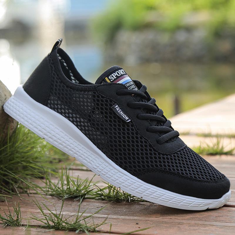 Summer Couple Net Shoes Breathable Extra Large Size Sports Shoes Casual Plus Size Net Face
