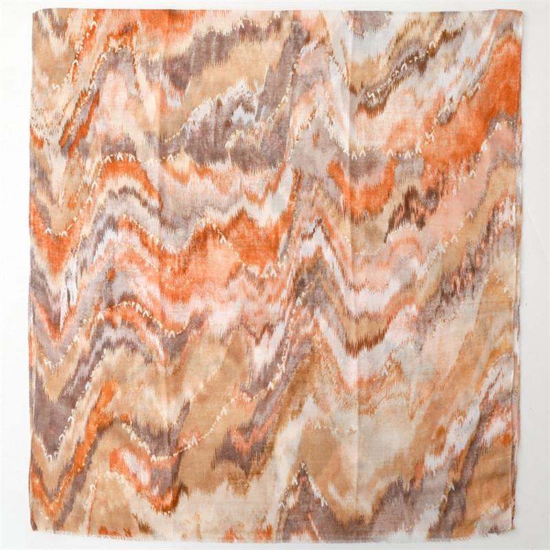 Large Scarf Silk Feeling Color Blending for Women Multifunctional Head Scarf Unisex Hijab Neck Scarves Daily Wear