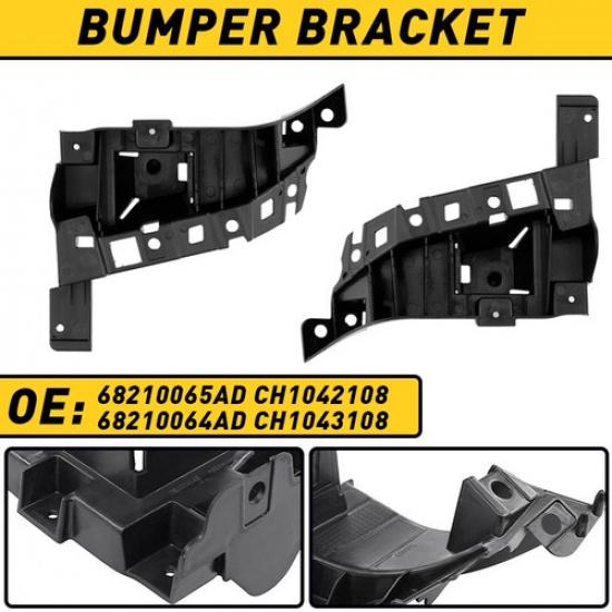 

2Pcs & Front Right Side Left Brackets Lower 2014-2018 Fit Bumper Cherokee Jeep