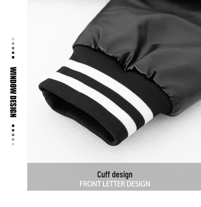 Męska kurtka jesienna casualowa sportowa z kołnierzem bejsbolowym, model 3001