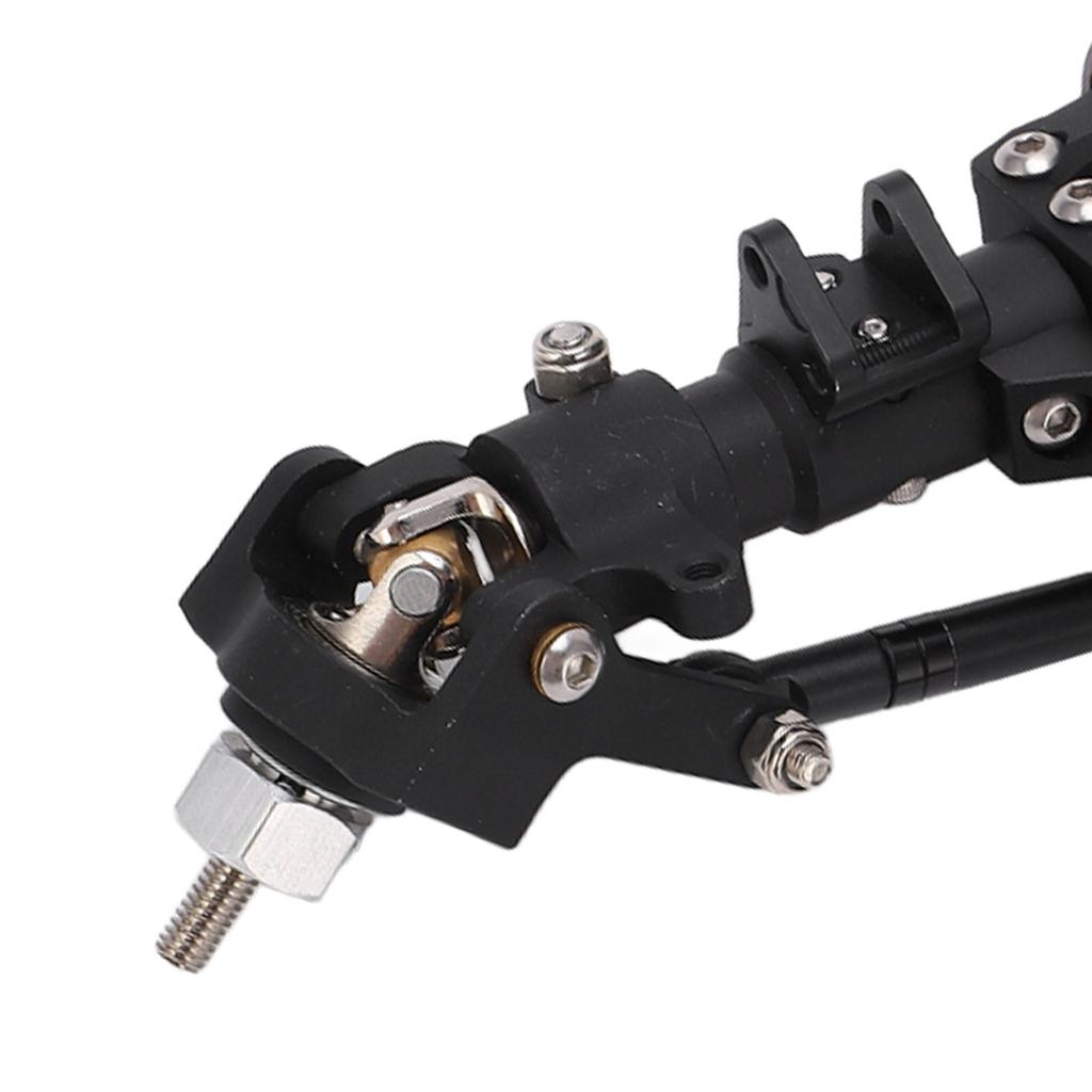 RC Front Rear Axles Complete Set Metal Assembly Kit Axle Drive Shaft for SCX10 II RC Crawler Car