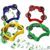 Plastic Flower Bell Ring - Double Row Orff Shaker for Dance & Entertainment