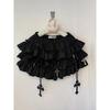 Summer Gothic Y2k Elastic Waist Cross Short Skirt Women High Street Chic Thin Hot Girl Skirts Female Aesthetic New Punk Outfits