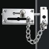Stainless Steel Door Chain Lock Bolt for Entrance and Apartment Doors Offering Enhanced Security and Child Safety Features