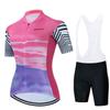 Women's Cycling Suit, Summer Short-sleeved Cycling Jersey, Tour De France Breathable Mountain Bike Suit Set