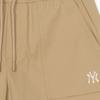 New MLB Basic New York Yankees Casual Shorts Unisex Beige Yellow 3ASMB0253-50BGS