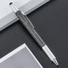 Lightweight Multifunctional Touch Screen Stylus Pen with Screwdriver Ruler Level Gauge for Travel Carry Emergency Repair Tasks