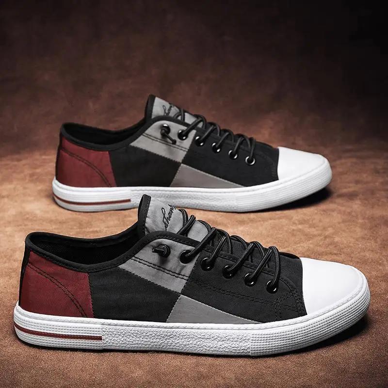 Breathable Sneakers Male Slip-ons Summer 2024 New Arrivals Designer Luxury Hiking Sale Deals Size 40 Men's Vulcanize Shoes