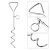 Dog Tie Stake Out Large Dogs Stakes Fixed Pile Ground Leash Iron Cable Heavy Duty
