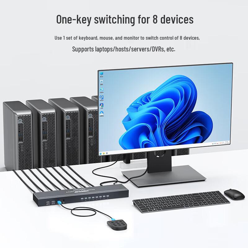 MT-Viki 8-Port HDMI KVM-Switch