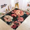 Comfortable Water Carpet with Anti Slip and Featuring Tri Flowers Floor Mats Living Rooms Bedrooms Kitchens and Indoor Use Rug