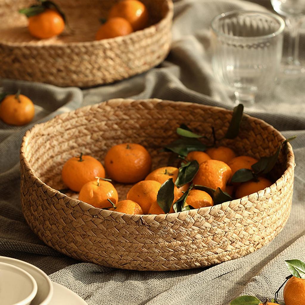 Gewebter Aufbewahrungskorb Stofffutter Rechteckig Dekorative Organizer-Behälter für Kleidung Spielzeug