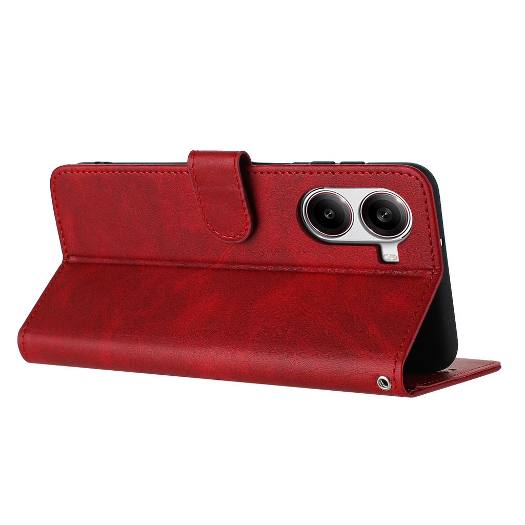 For Xiaomi Redmi Turbo 4 5G/Poco X7 Pro 5G Case Flip Stand PU Leather Wallet Phone Cover Calf Texture