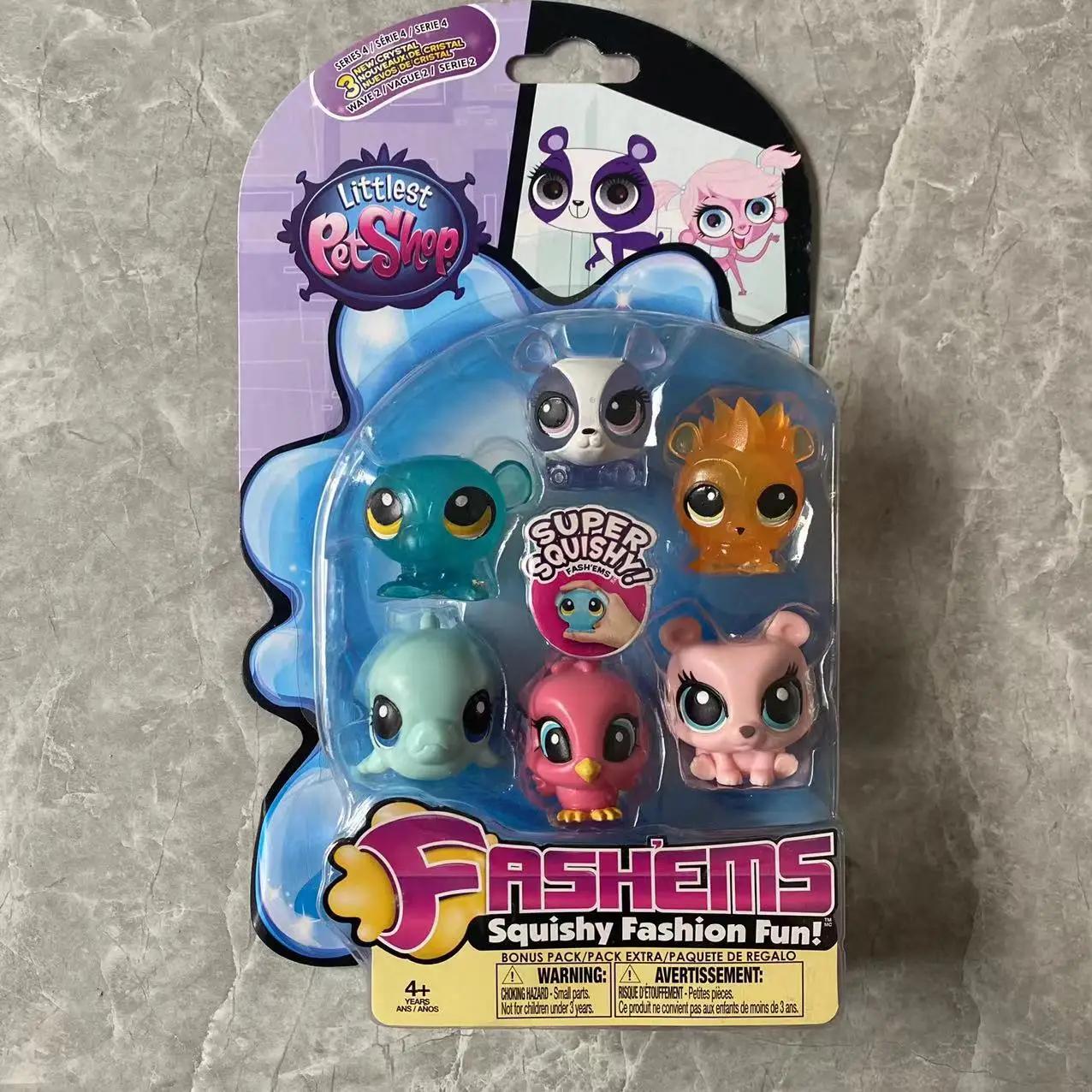 

PetShop Pets In The House Genuine Cartoon Adorable Q Version Cat plus Dog Animal Hand-made Ornaments SuperSQUISHY Model Toy