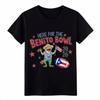 Unisex Benito Bowl 2026 Game Day Frog Flag Graphic T-Shirt Puerto Rican Fan Tee
