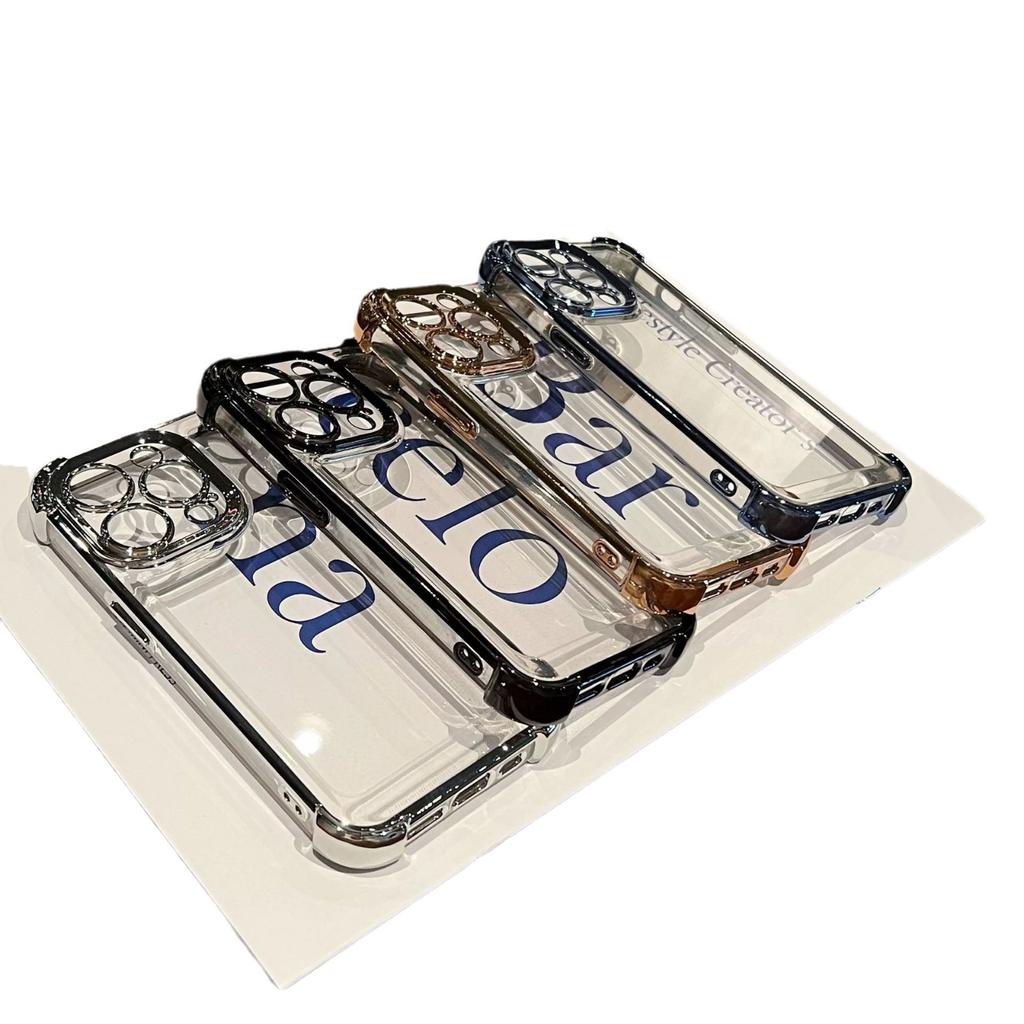 Applicable to iphone11PROMAX electroplated four-corner anti-drop airbag mobile phone case Apple 11 all-inclusive transparent 11 soft cover