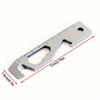 Strumento Tascabile Multifunzione 10 in 1, Multi-Tool Chiave Inglese Cacciavite Apribottiglie per Campeggio all'Aperto, Strumento da Campeggio Leggero con Cacciavite