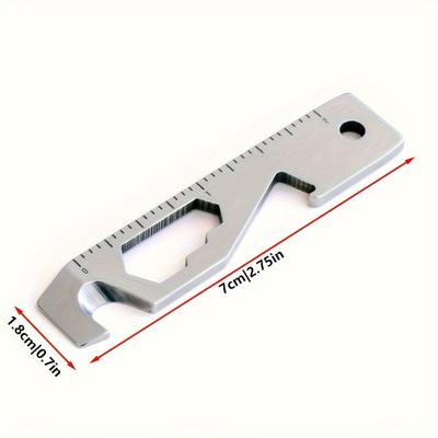10-in-1 Multifunctional Pocket Tool, Multi-Tool Wrench Screwdriver Bottle Opener Tool for Outdoor Camping, Lightweight Camping Tool with Screwdriver
