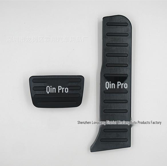 Compatible with: BYD Qin Pro Auto Transmission Aluminum Anti-Slip Pedal Set