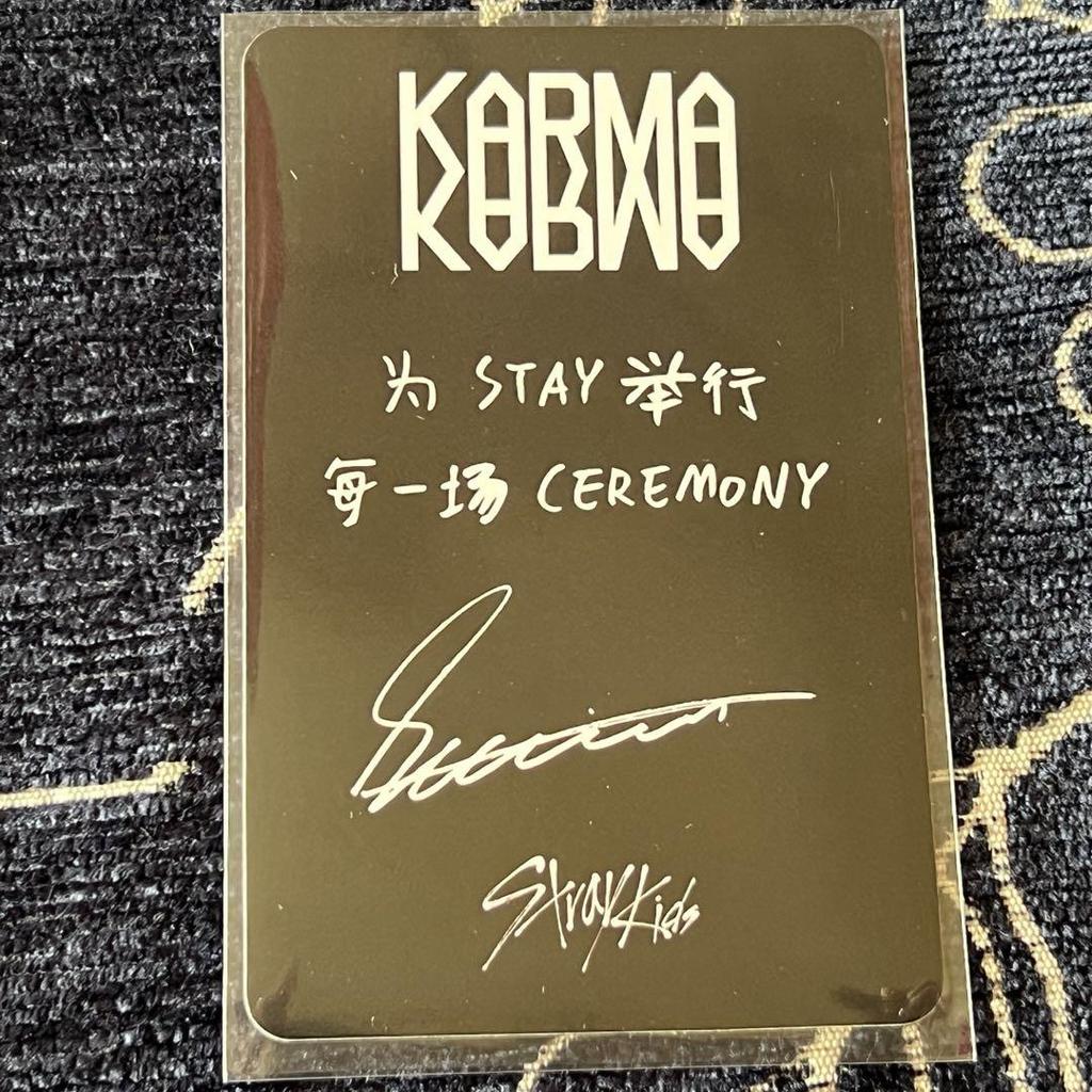 [USED] StrayKids KARMA Trading Card STARRIVER Seungmin