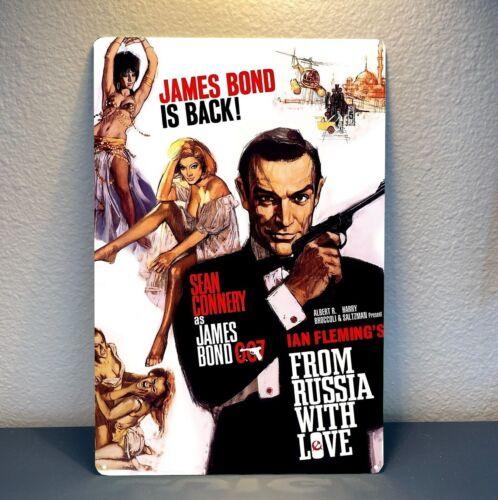 

n1Bond From Russia With Love Movie Metal Poster Tin Sign 20x30cm Plaque 20x30cm（7.8x11.8inch）