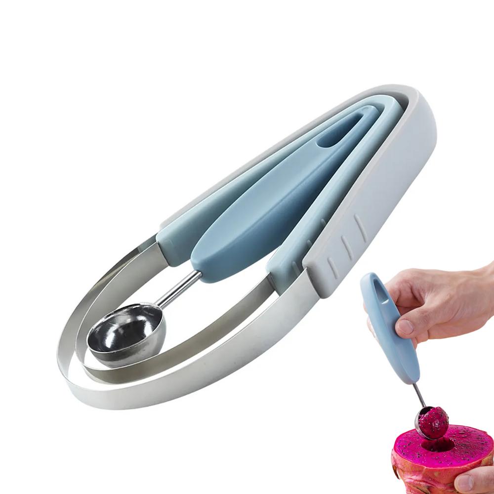 Fruchtschnitzwerkzeuge Tragbare Fruchtschnitzwerkzeuge Multifunktionaler Schäler Edelstahl Schneidwerkzeug Für Gemüse Eis