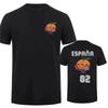 Camiseta Naranjito Unisex 2026 Nueva Camiseta Cuello Redondo España 82 Mascota de España 1982 Fútbol Camiseta Manga Corta Tops Casuales