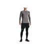 Under Armour Casual Breathable Round Neck Printed T-Shirt Men Tops Gray 1366068-020