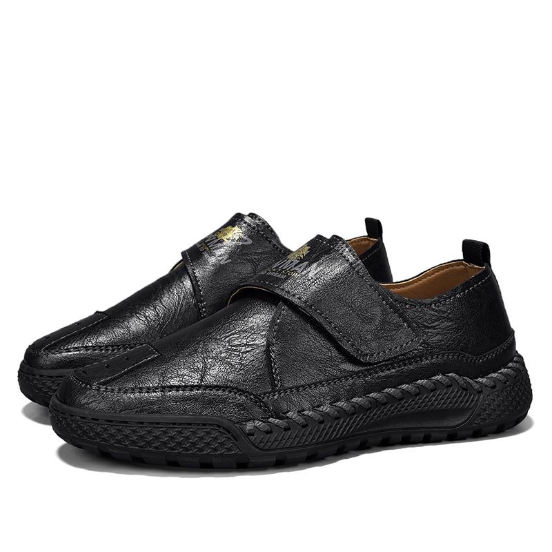 38-48 Men's Classic Fashion Casual Leather Shoes Retro Outdoor Low Cut Men's Leather Shoes Casual Shoes