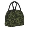 Camouflage Star Skull Insulated Lunch Bag Cooler Bag Reusable,Lunch Container  High Capacity Tote Lunch Box Food Storage Bags