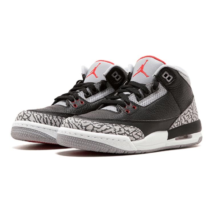 (GS) Air Jordan 3 Retro OG 'Black Cement' 2018 Kids' 854261-001