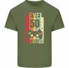 50th Birthday T-Shirt 1975 Mens Funny LEVEL UNLOCKED 50 Year Old Gaming Tee Tops Graphic T Shirts Men Clothing Cotton Shirts