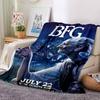 Big Friendly Giant Flannel Blanket Super Soft Warm Cozy Blanket for Sofa Bed Office Travel All‑Season Home Decor Gift