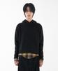 Leondi Blended Layer Hoodie Knit - Black
