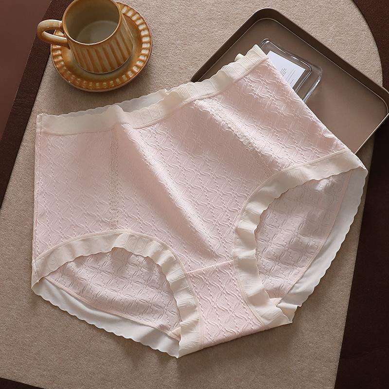 High Waist Plus Size Slips Hüftbedeckend Ohne Schritt Reiner Baumwolle Dreieck Damen Slips