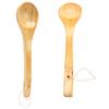 Sauna Ladle Large Capacity Long Handle Portable Wooden Sauna Ladle Scoop for Tea Wine Water