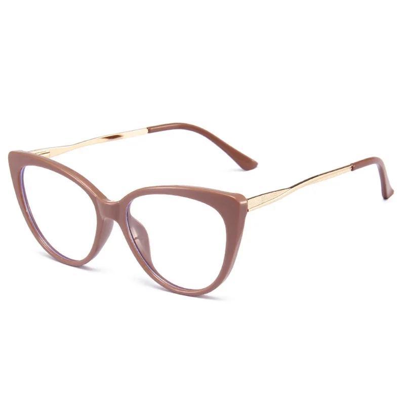 Stylish Cat Eye Optical Eyeglasses Frame Female Retro Clear Lenses Optical Glasses Frames Prescription Spectacle Frame